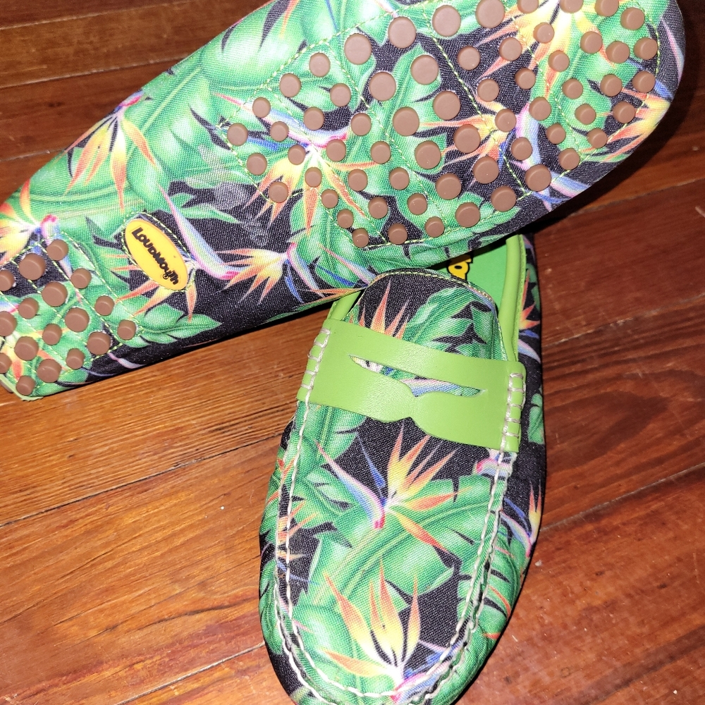 Loudmouth Logan tropic print penny loafer NWT - Picture 5 of 5